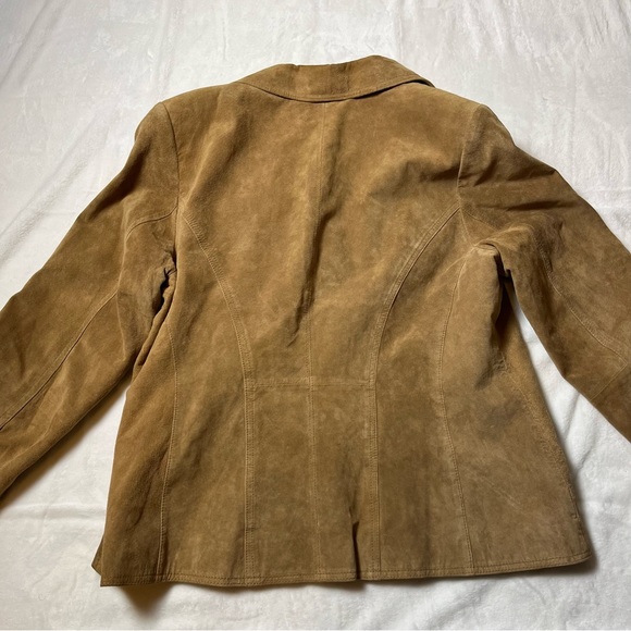 Alfani Suede Women's Jacket NWT tan size 1X - Picture 6 of 8